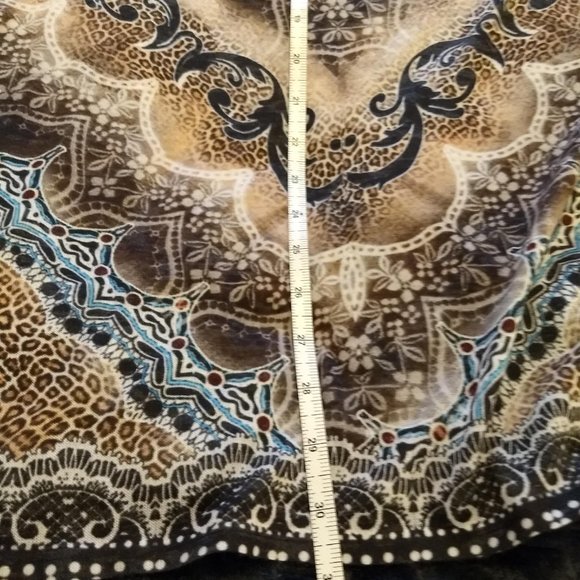 Amma abstract geometric knit tunic dress NWOT - Picture 9 of 10